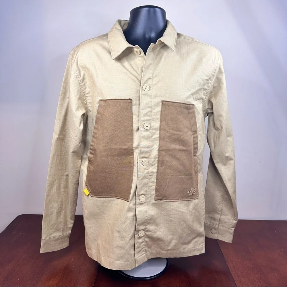 The North Face Mens Field‎ Shacket Shirt Jacket Small Brown (MSRP $110) NWT